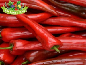 Poivron tendre la pièce