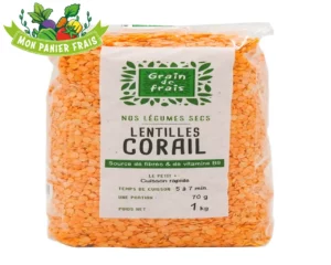 Lentilles corail 1kg