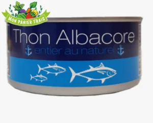 Thon au naturel Albacore 140g